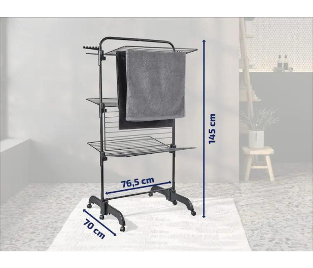 LEIFHEIT Comfort Tower 420 Black - 1485897 - zdjęcie 4